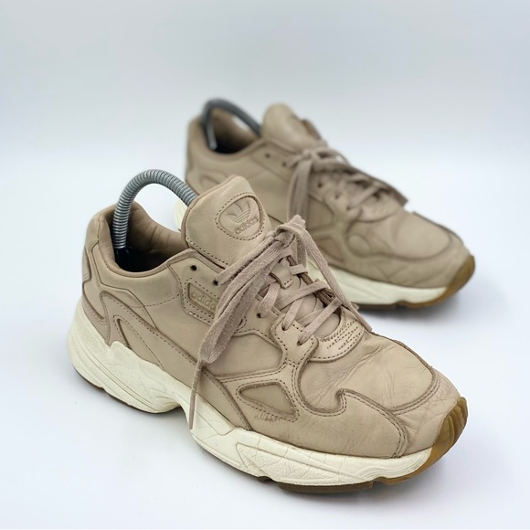 Adidas Women's Falcon Torsion DB2714 Casual Leather Sneakers Ash Pearl Sz. 7 - Picture 1 of 6